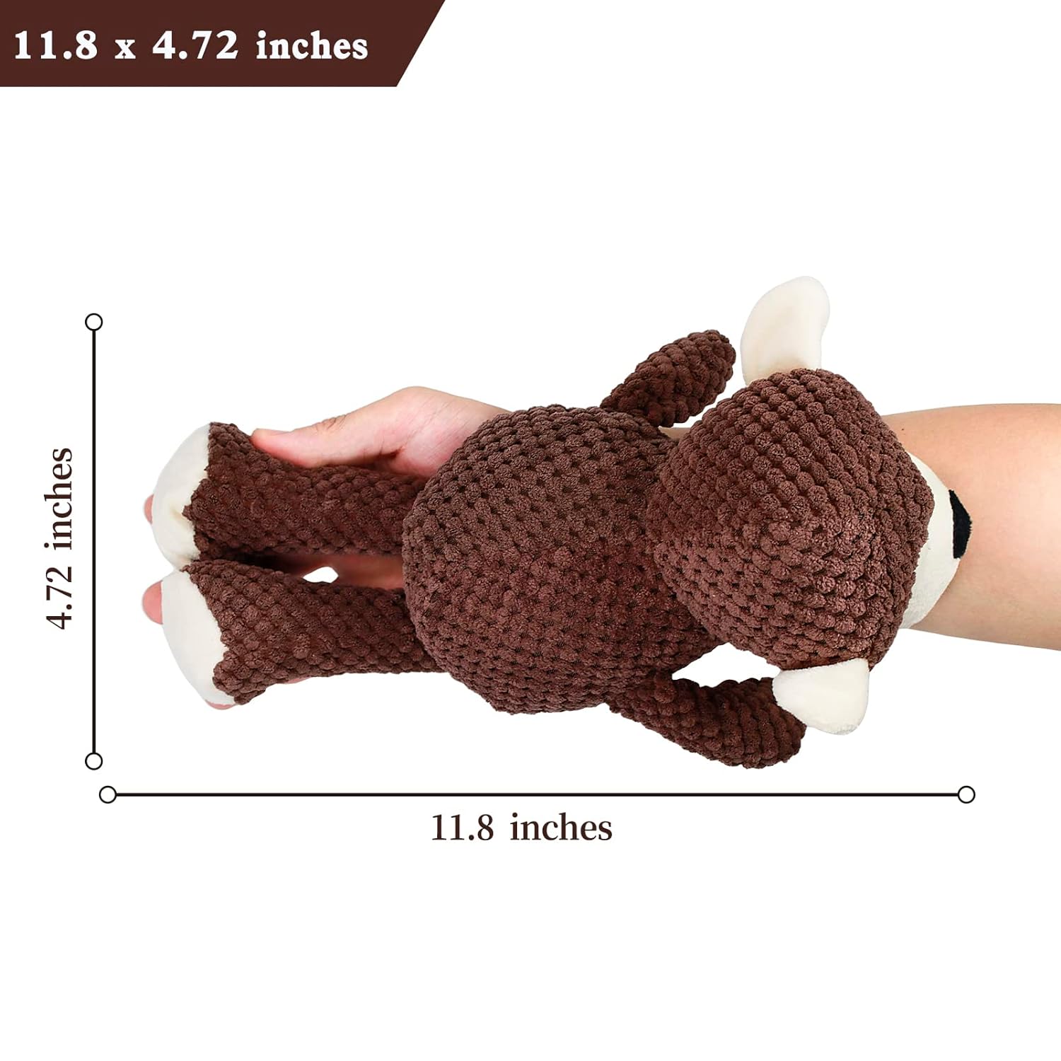 PETS EMPIRE Monkey Plush Rope Chew Toy for Dogs