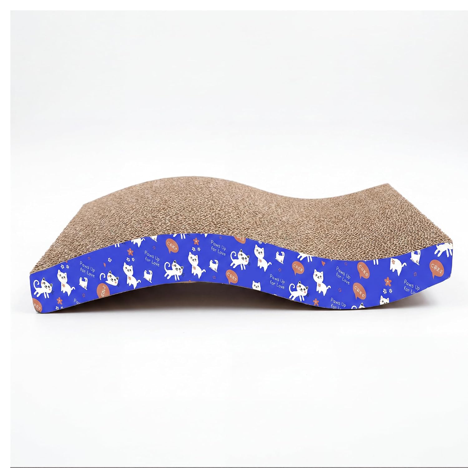 PETS EMPIRE S-Shaped Cat Scratcher Cardboard
