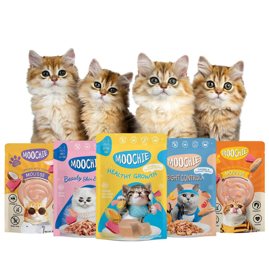 Moochie Wet Food Gravy for Cats - All Flavors Mix (85g)