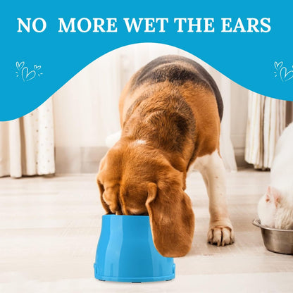 Pets Empire Long Eared Elevated Dog Bowl for Food & Water Bowl  600ml