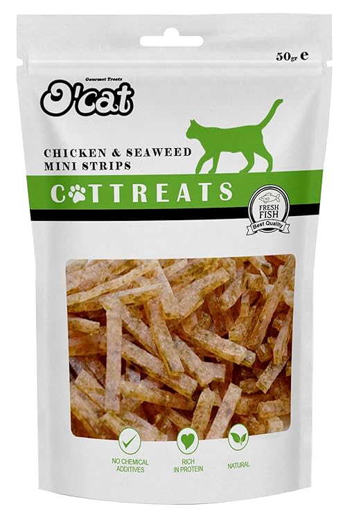 O'Cat Healthy Cat Treat Combo Pack 50g (Pack of 7)