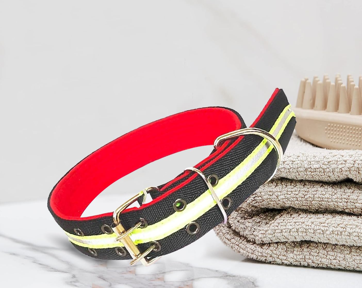 Pets Empire Dog Collar Durable Reflective Easy Clean Comfy Adjustable- 1 piece