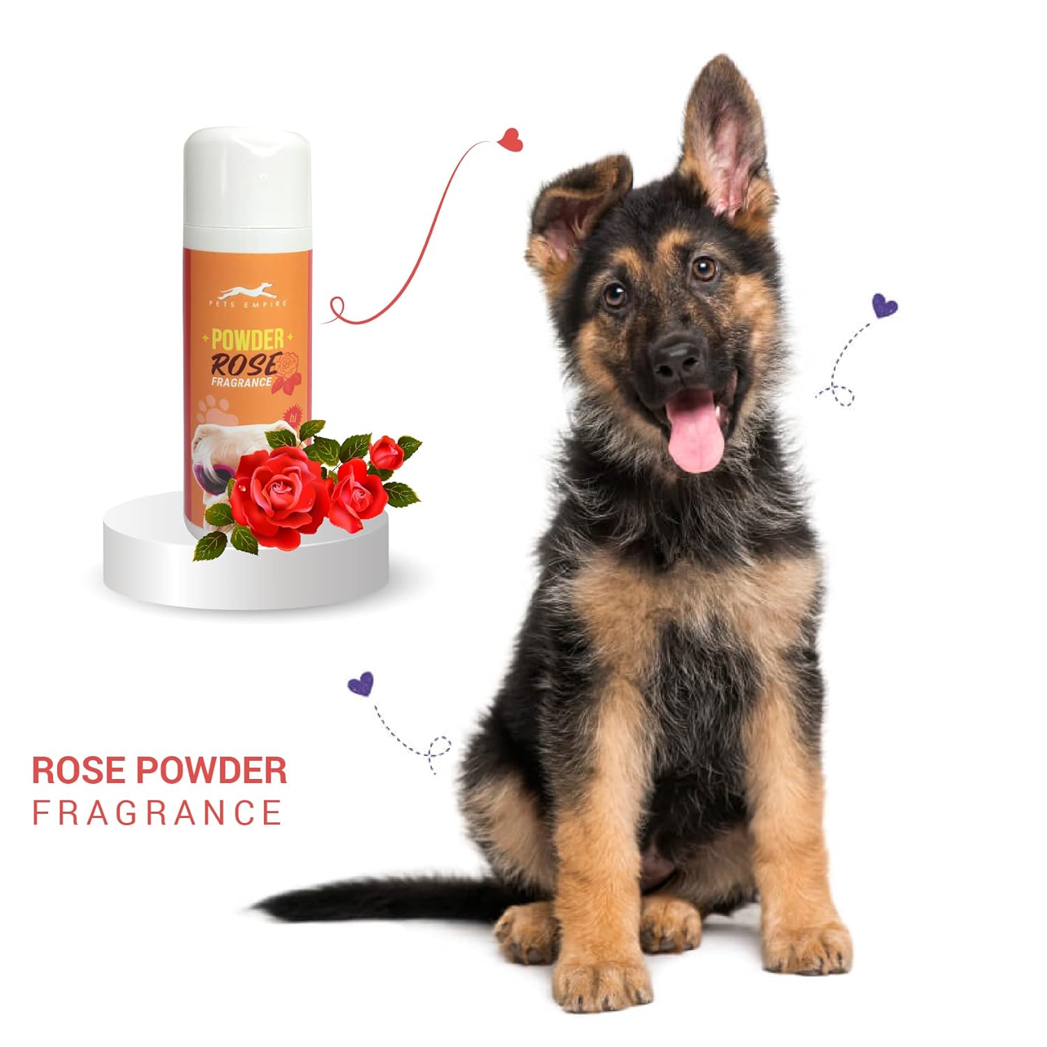 Pets Empire Dog Powder Duo – Rose & Mint Fresh (Pack of 2)