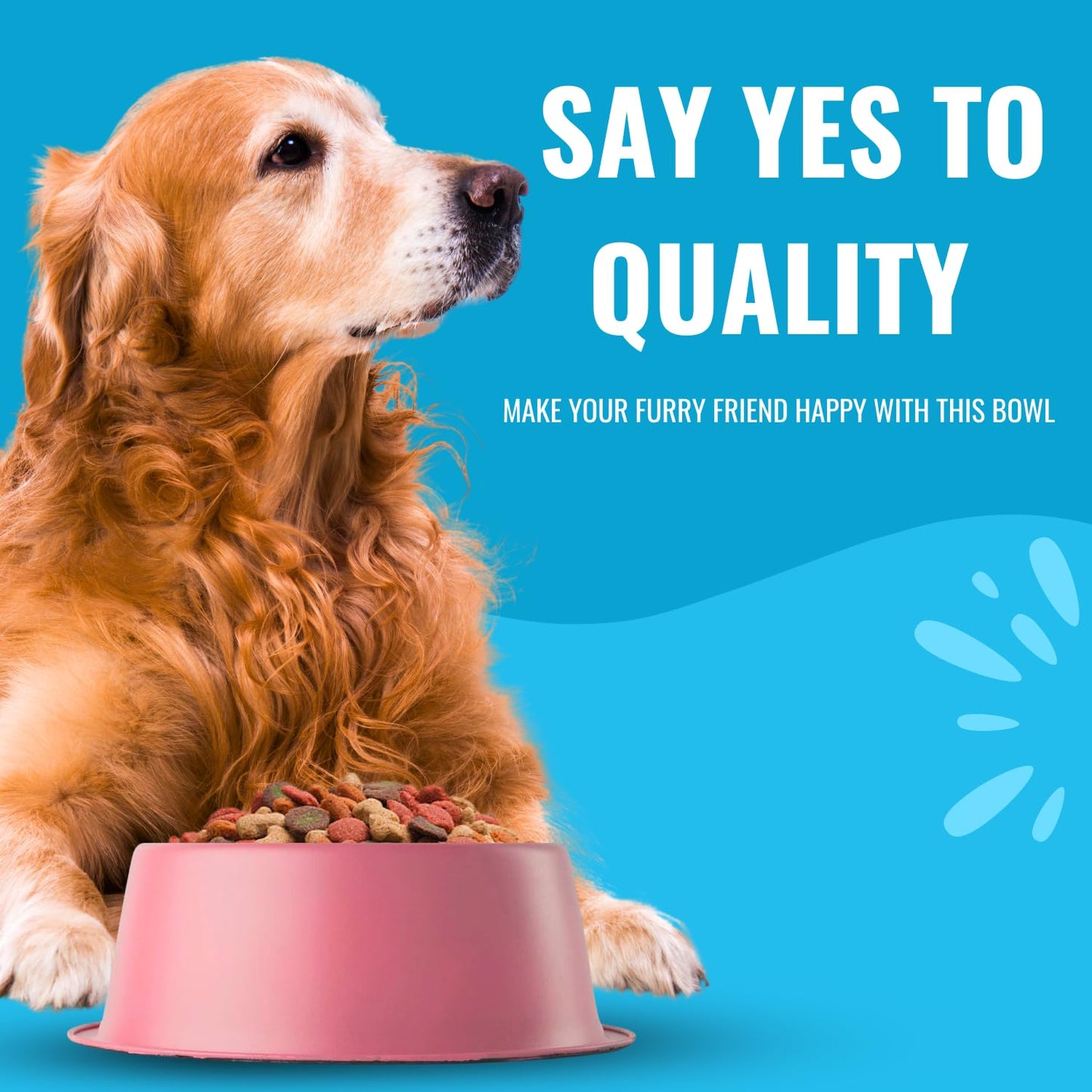 Pets Empire Heavy Dog Jumbo Bowl (1600ml)