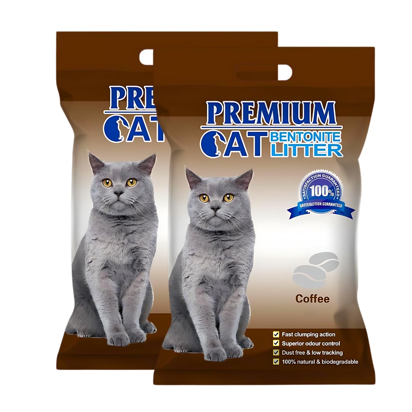Pets Empire Premium Bentonite Cat Litter Coffee Fragrance 5L/4kg