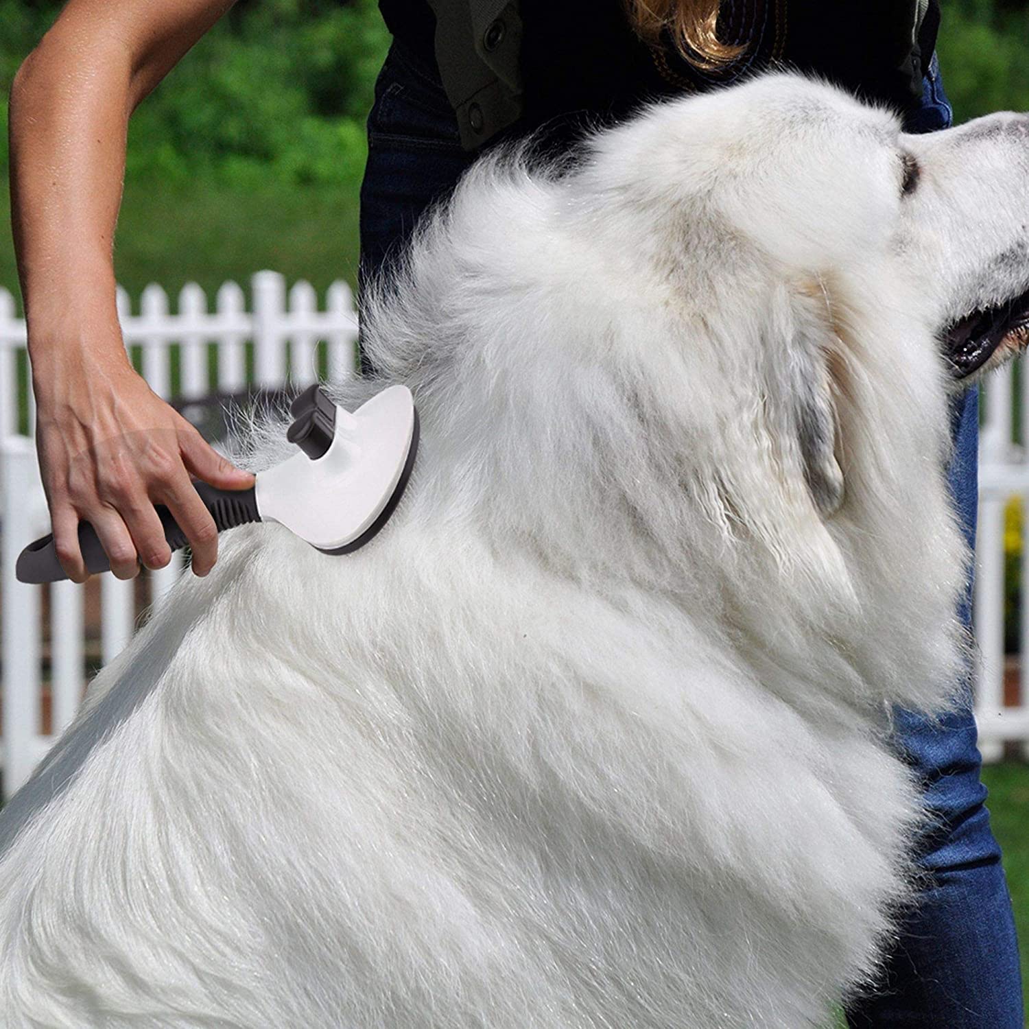 Pets Empire Self Cleaning Slicker Brush for Dogs and Cats