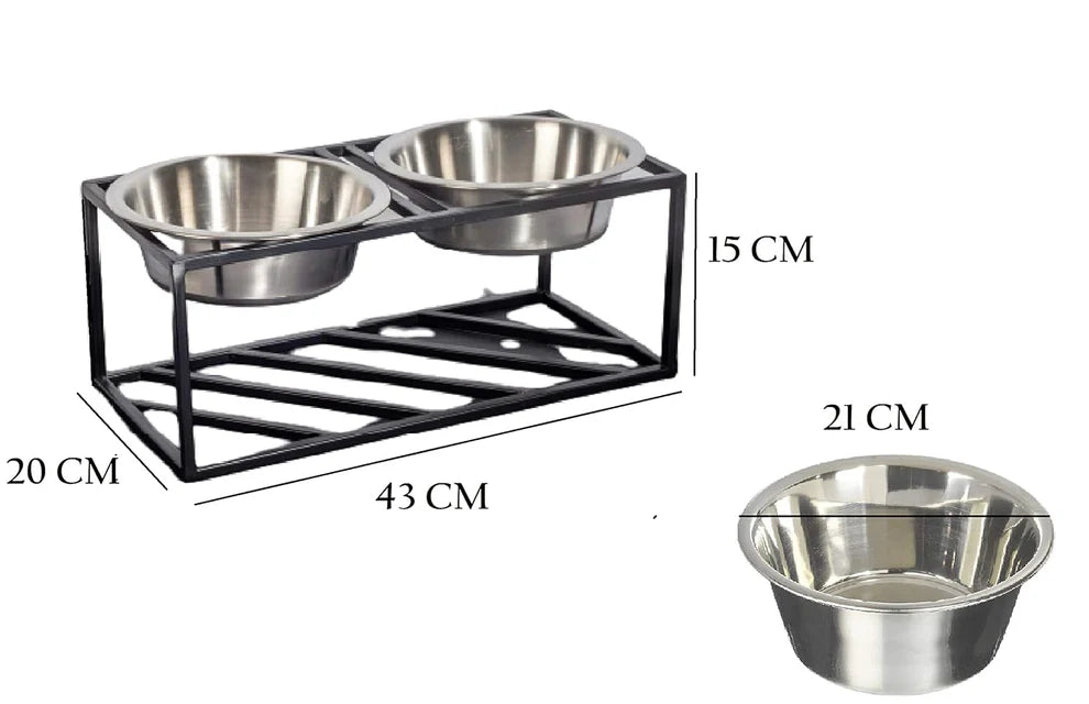 Pets Empire Iron Stand Dog Food Bowl For Dog