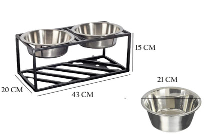 Pets Empire Iron Stand Dog Food Bowl For Dog