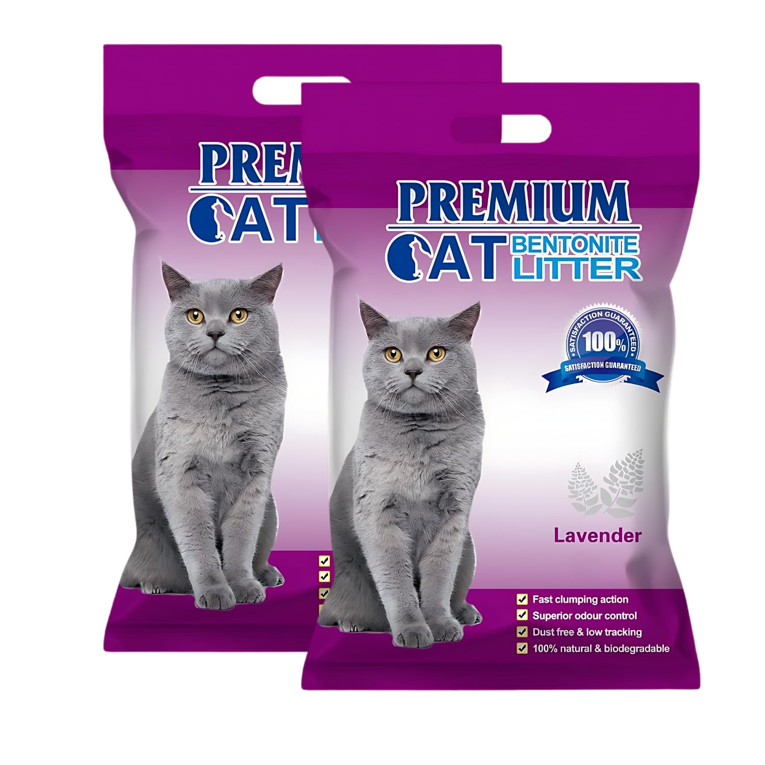 Pets Empire Premium Bentonite Cat Litter Lavender Fragrance (5L/4kg)