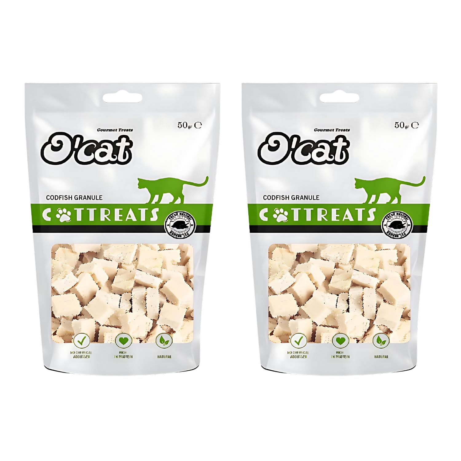 O'Cat Codfish Granule 50 GMS (Pack of 2)