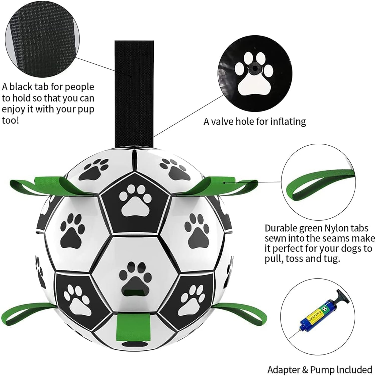 PETS EMPIRE Football Toy for Dogs