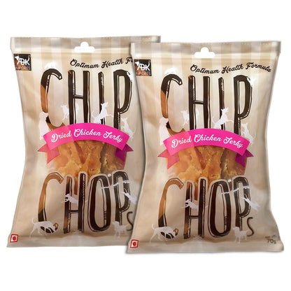 CHIP CHOP DRIED CHICKEN JERKY DOG TREATS 70g
