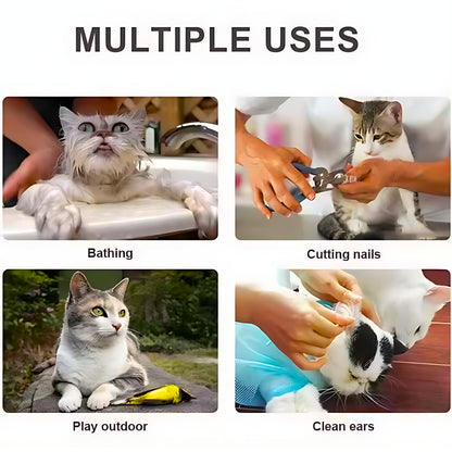 Pets Empire Cat Grooming Bag for Bathing & Nail Trimming
