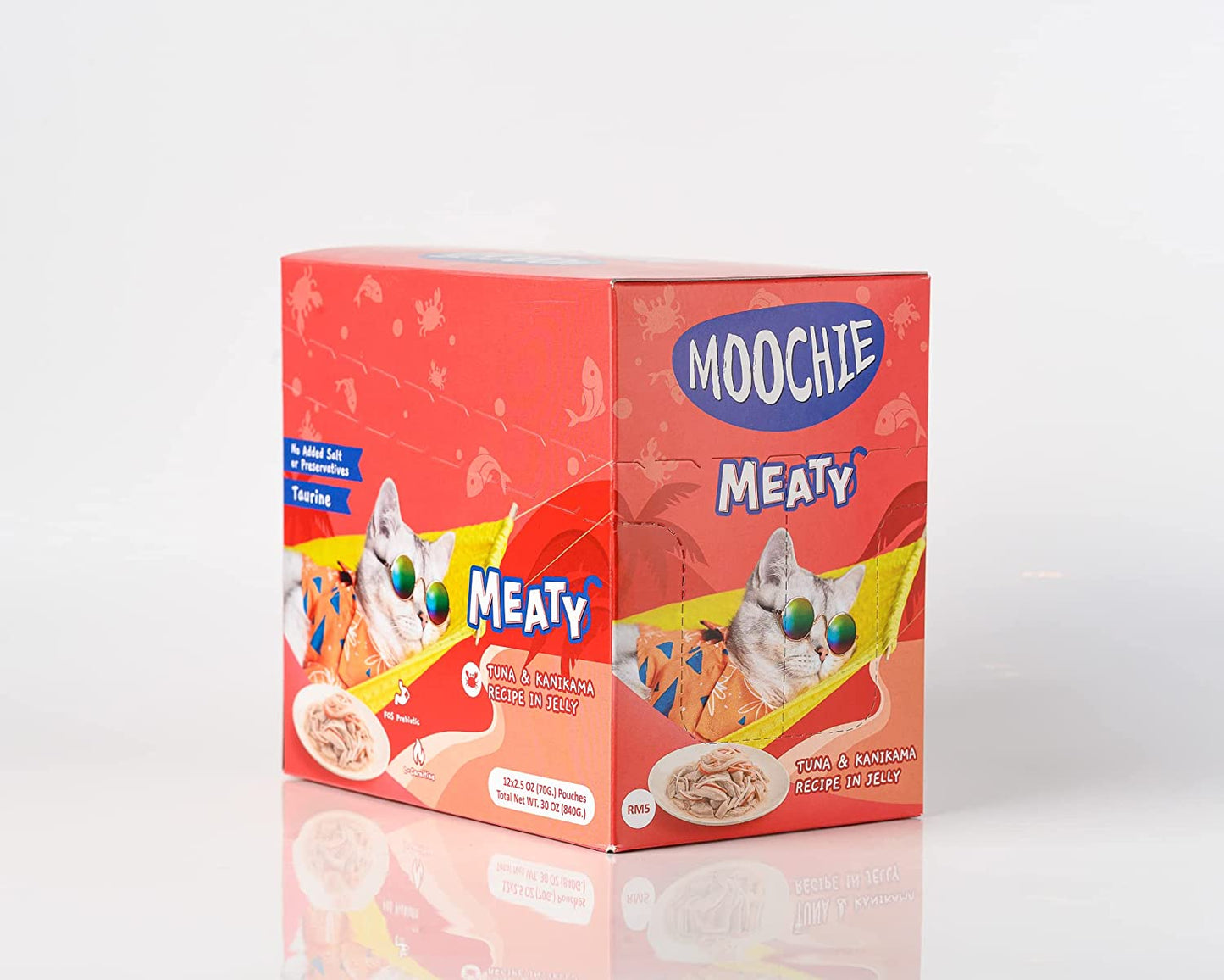 Moochie MEATY Tuna & Kanikama Recipe in Jelly for Adult Cats - 70gms