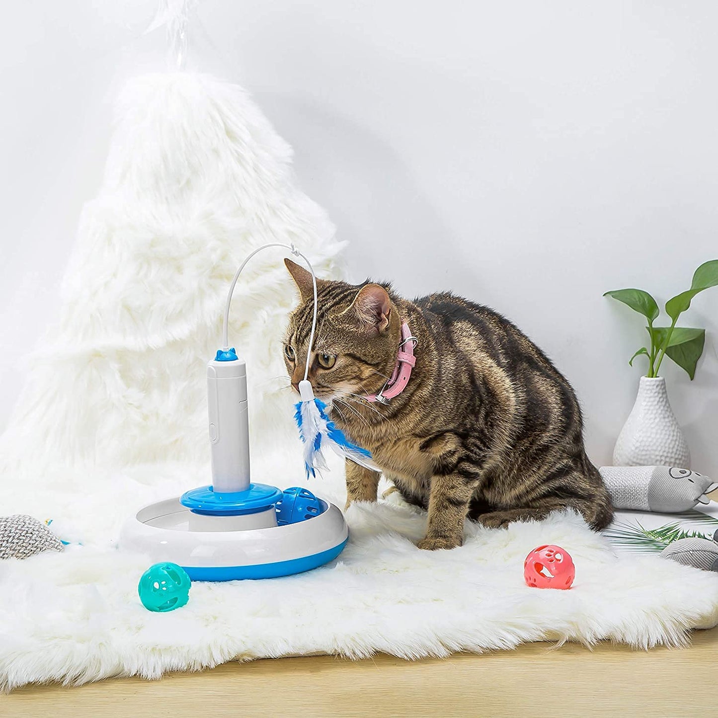 PETS EMPIRE Cat  Interactive Teaser Toy