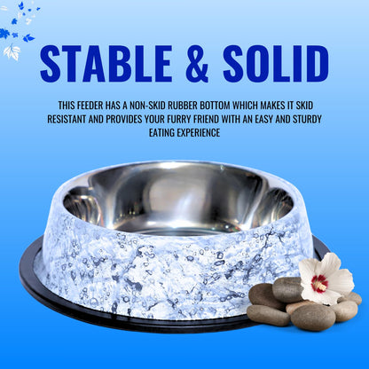 Pets Empire Unique Stainless Steel Pets Bowl (700ml Pack of 2)