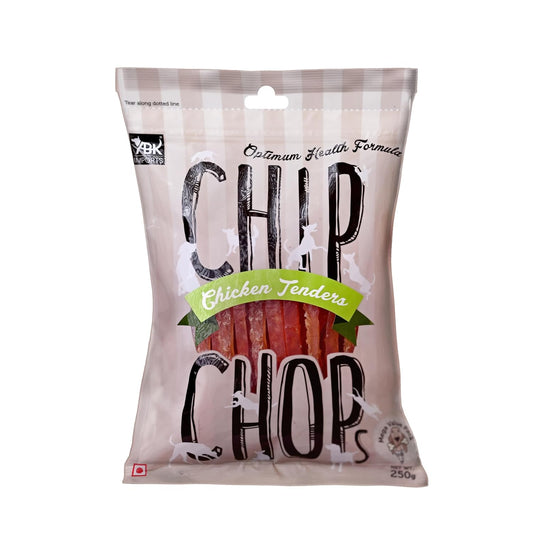 CHIP CHOPS CHICKEN TENDERS DOG TREATS 250g