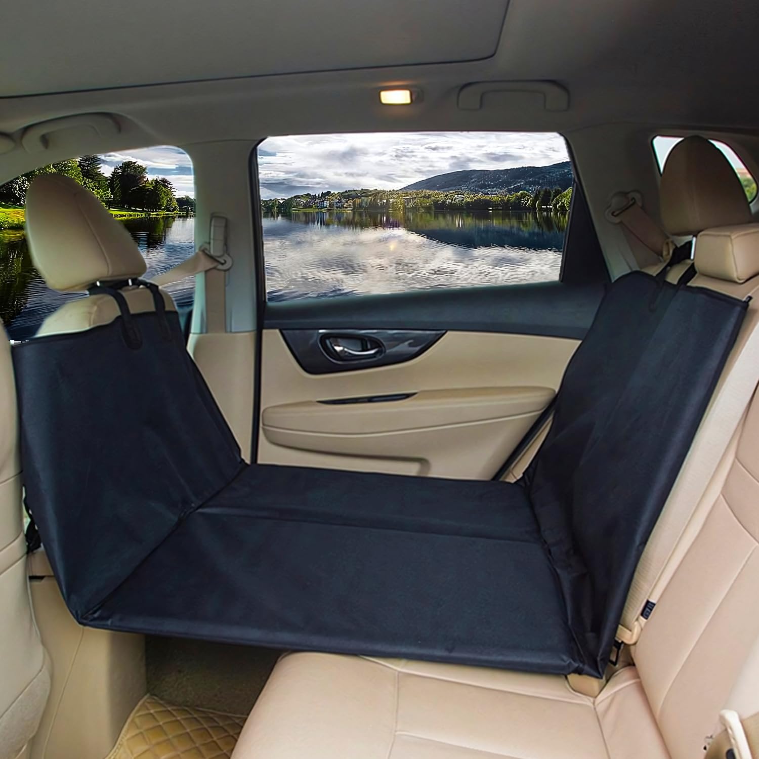 Pets Empire Waterproof Dog Car Seat Cover – Universal Fit & Easy Clean