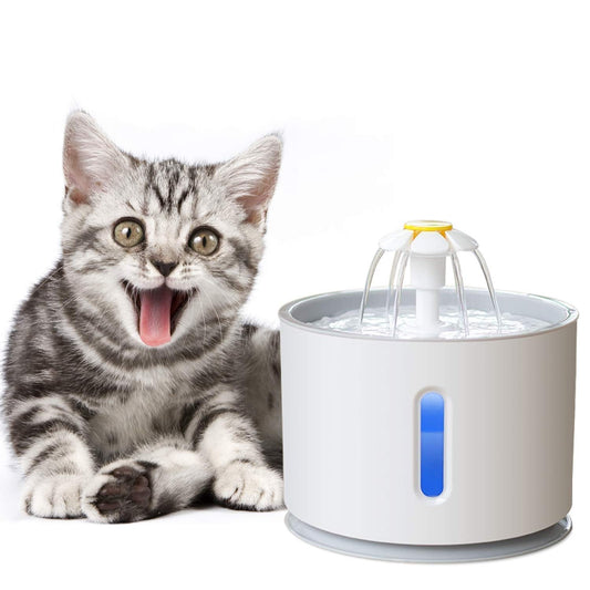 Pets Empire Electric Cat Drinking Water Fountain - 2.4L