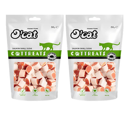 O'Cat Salmon Small Sushi 50 GMS (Pack of 2)