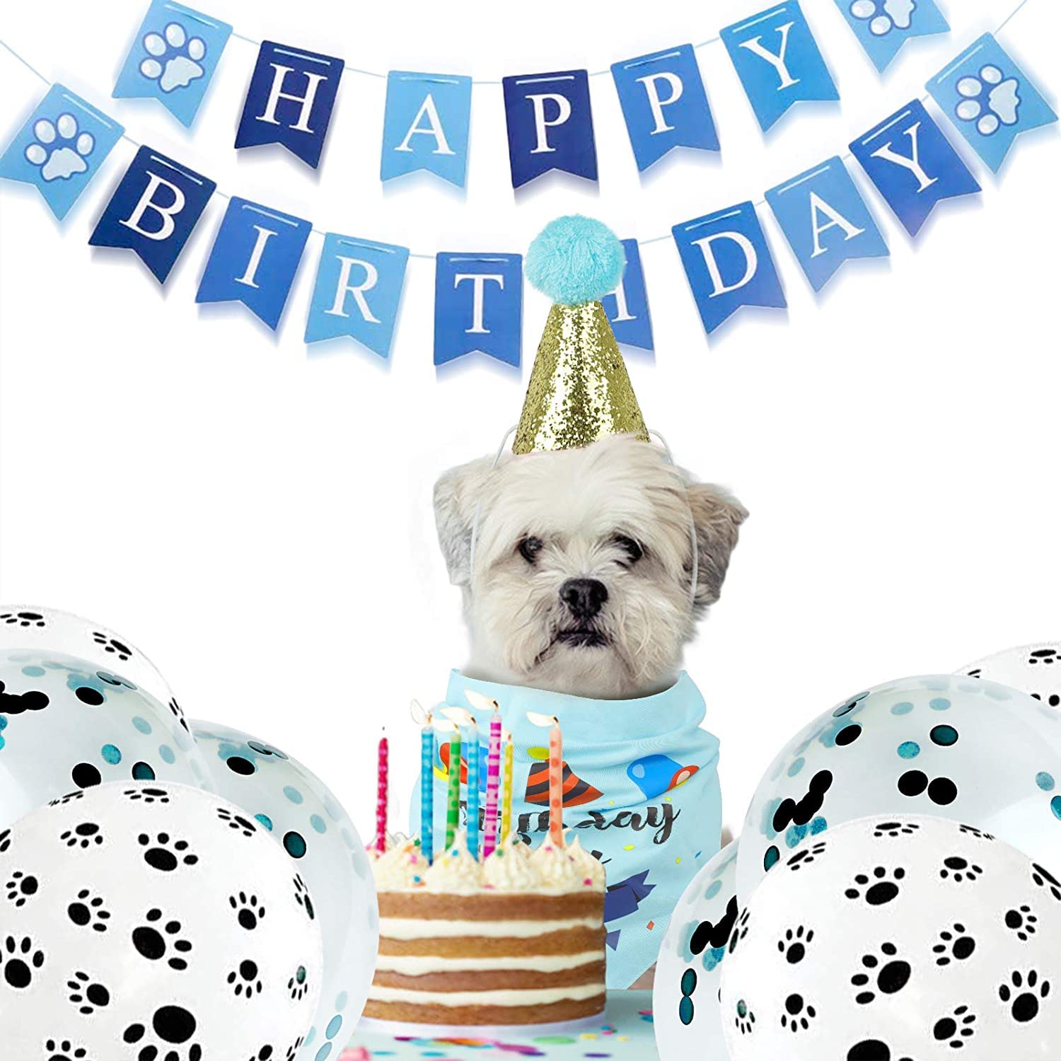 Pets Empire Pet Birthday Decorations Kit