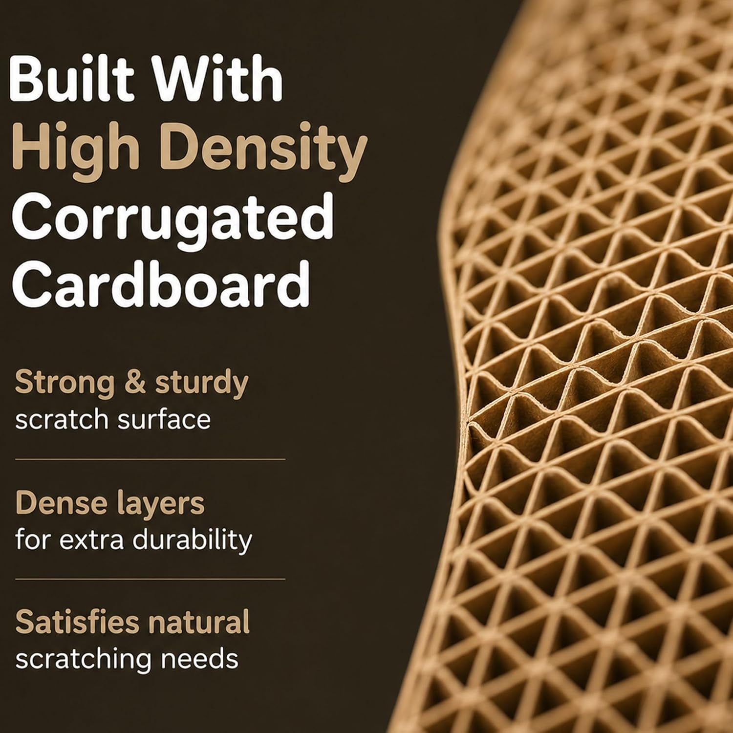 Pets Empire Scratch Board with a Curved Wave Design