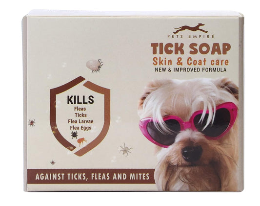 Pets Empire Anti-Tick Soap for Dogs – Pack of 4 (100g Bars)