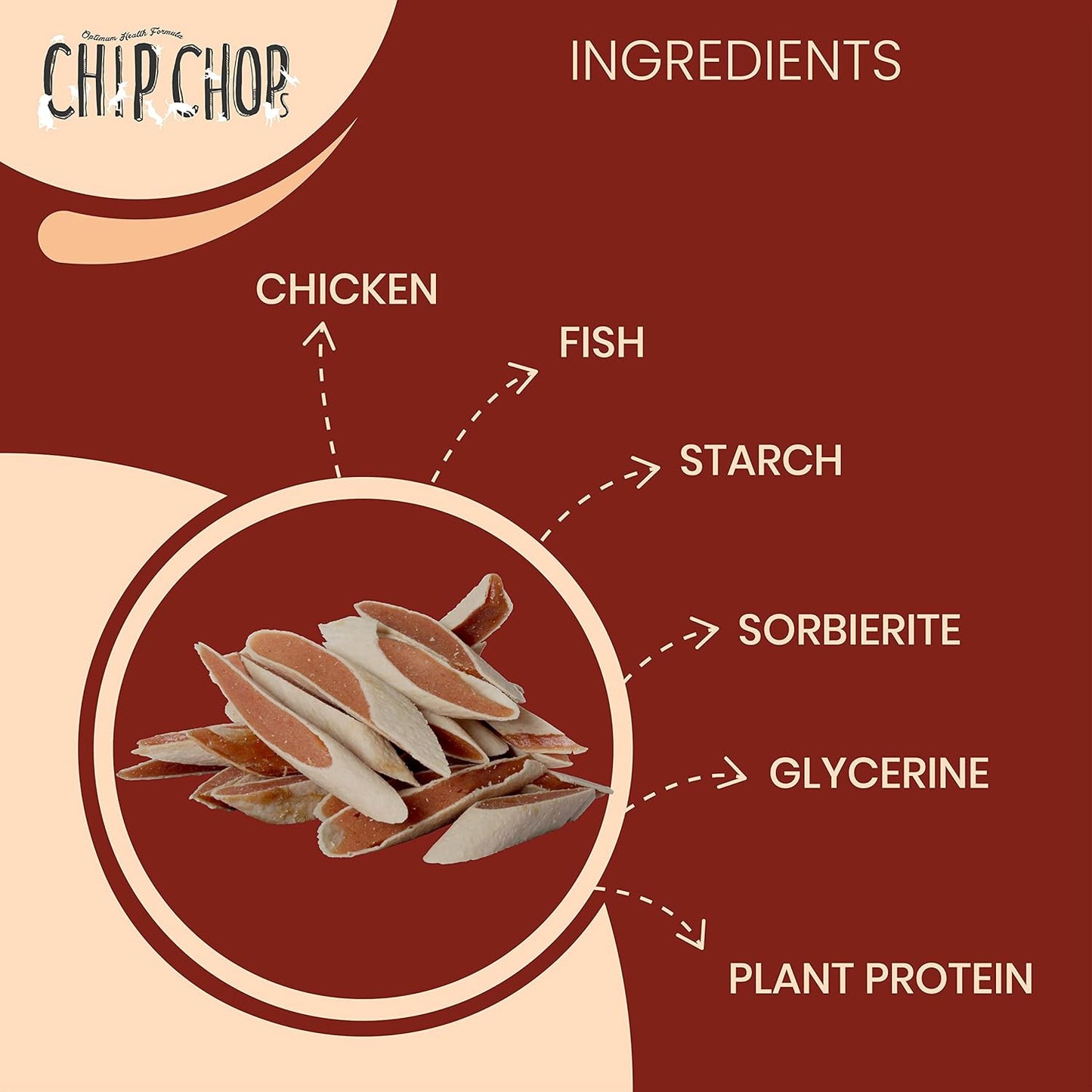 CHIP CHOP CHICKEN PASTA DOG TREATS 70g