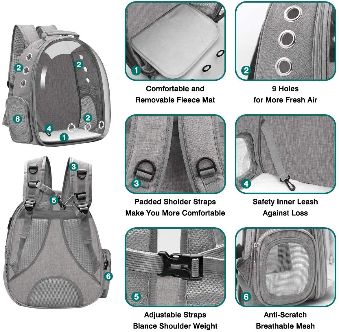 Pets Empire cat carry Bag for Small Medium Cat Puppy Dog