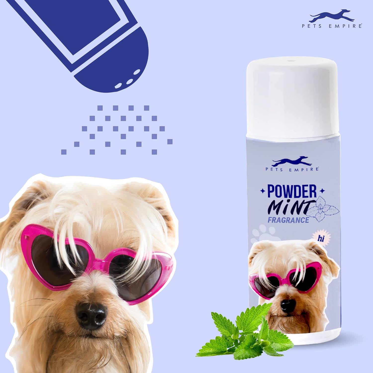 Pets Empire Dog Powder Duo – Rose & Mint Fresh (Pack of 2)