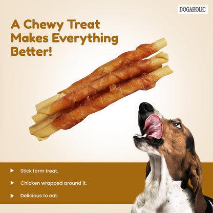 Dogaholic Milky Chew Cheese Chicken Bone Style-150g