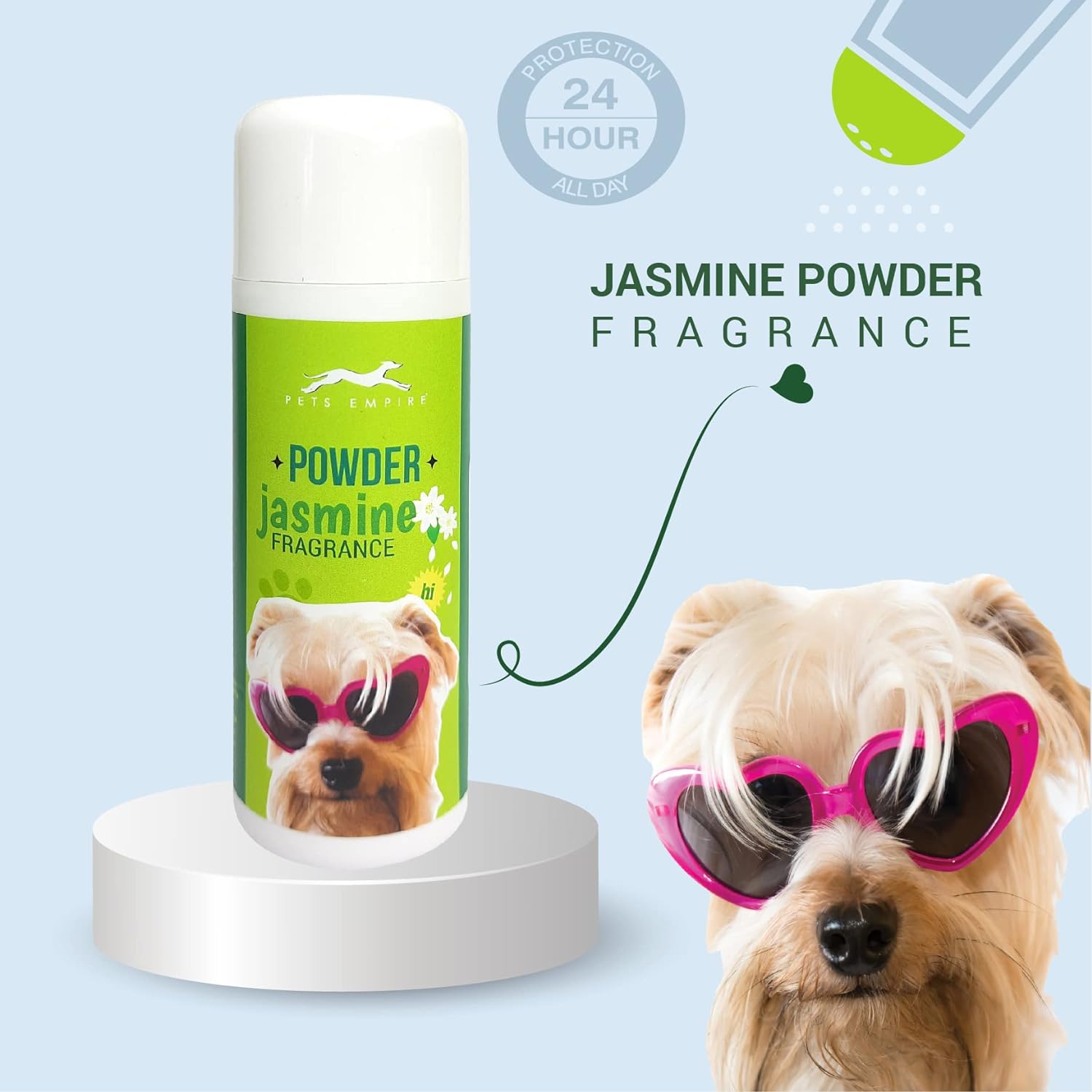 Pets Empire Dog Powder Duo – Tick & Flea Control + Jasmine (Pack of 2)