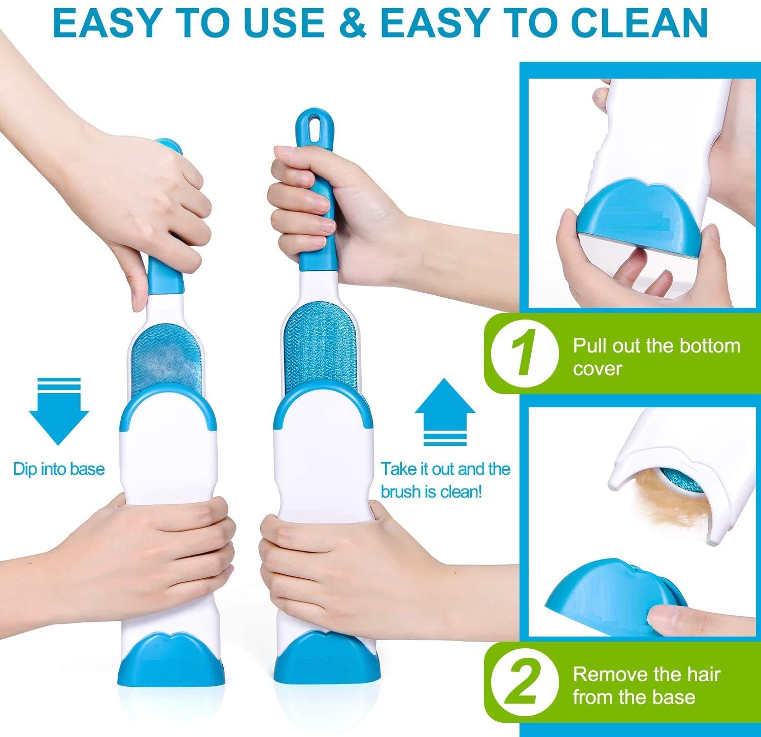 Pets Empire Hair Remover Brush for Dogs & Cats