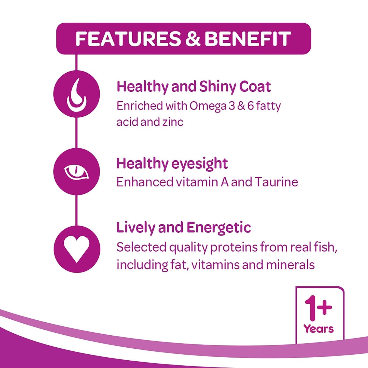 Whiskas Adult (+1 year) Dry Cat Food, Mackerel Flavour
