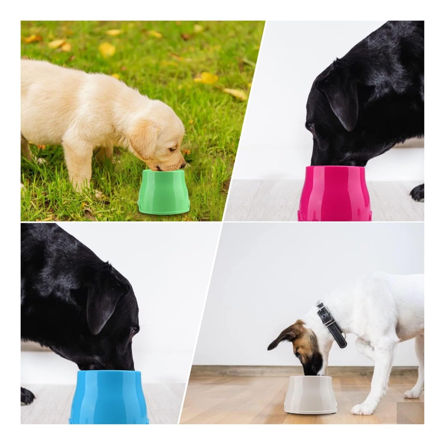 Pets Empire Long Eared Elevated Dog Bowl for Food & Water Bowl  600ml