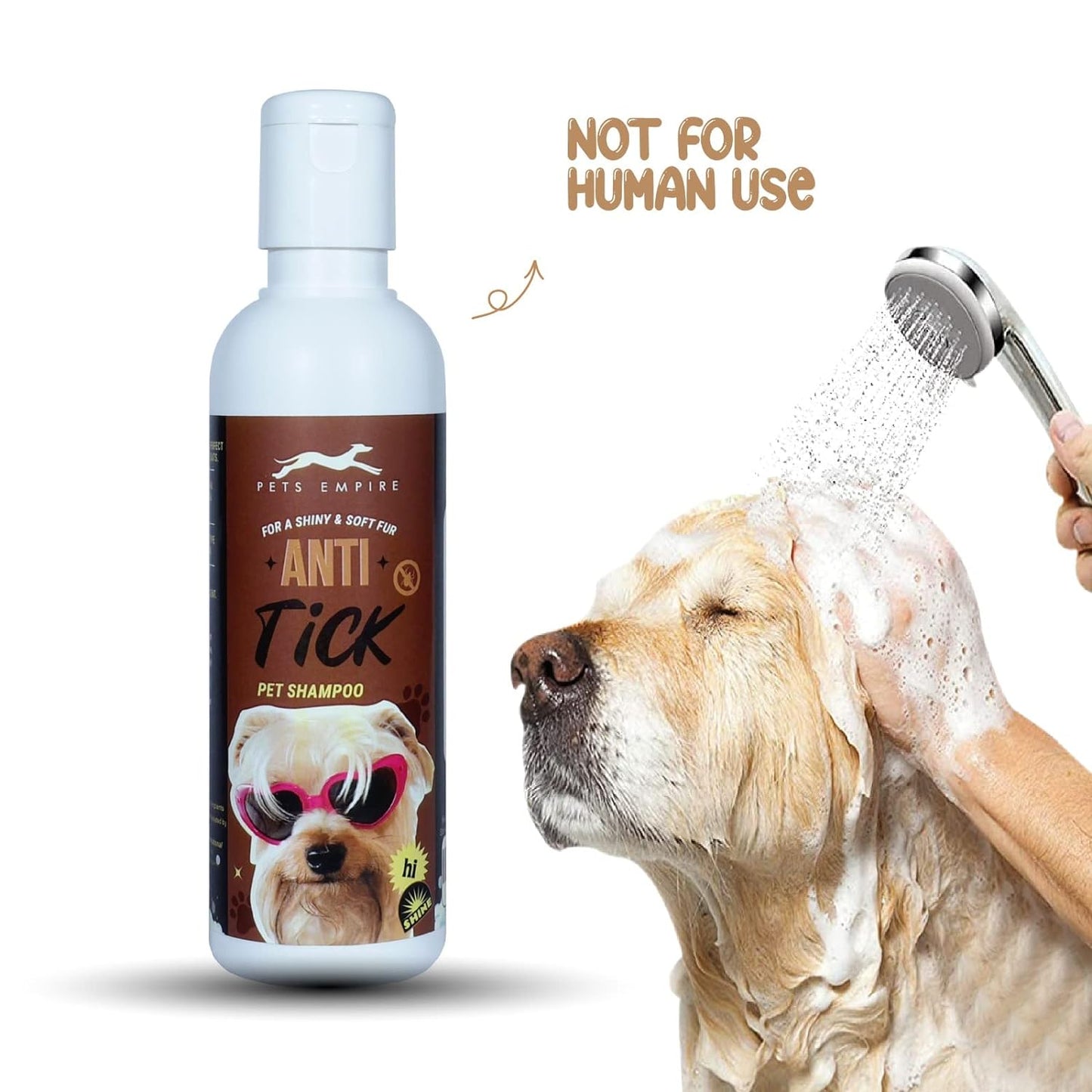 Pets Empire Naturally Organic Body Shampoo for Dogs 200ml Each (Tick Flea Combo)