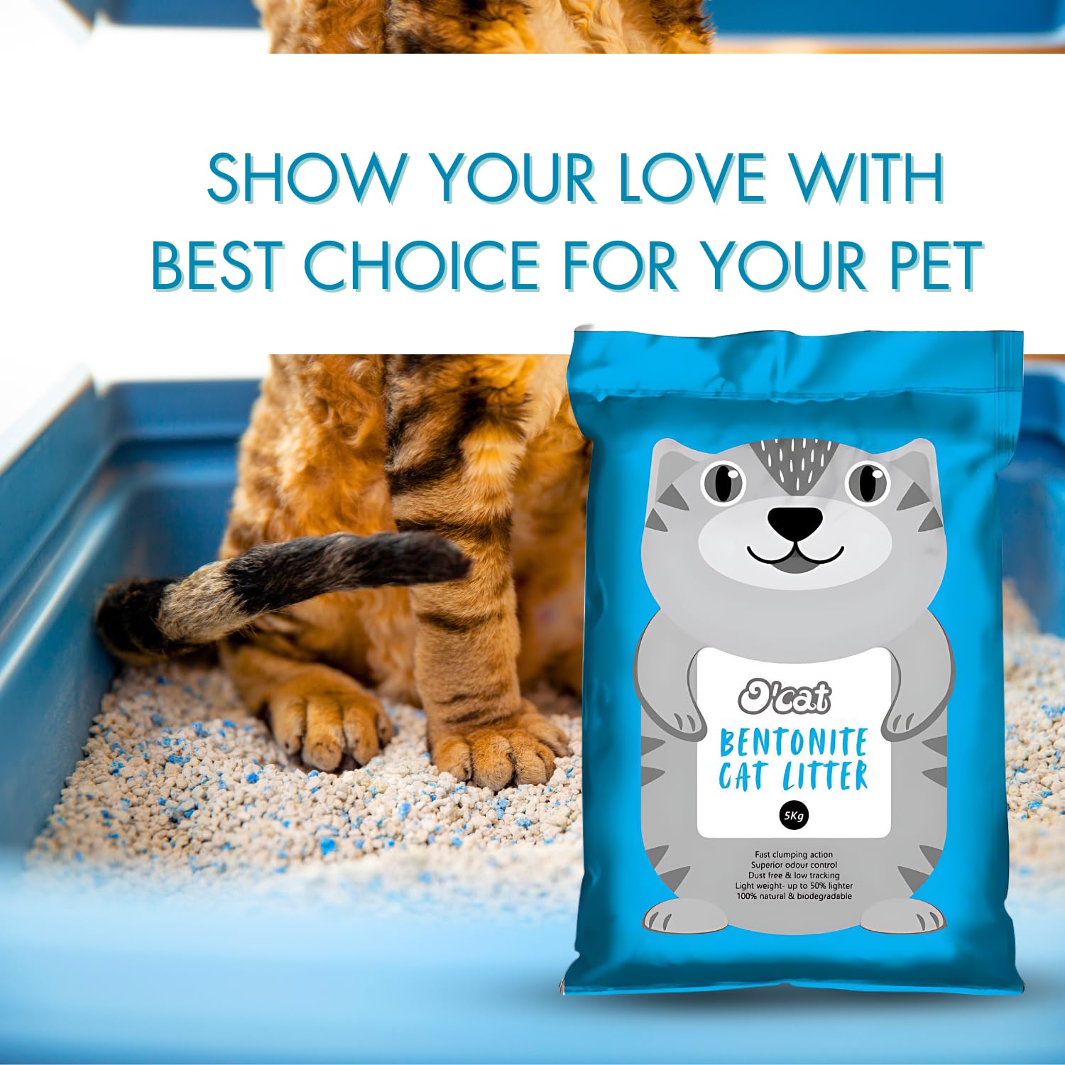 O'cat Non-Scented Bentonite Cat Litter