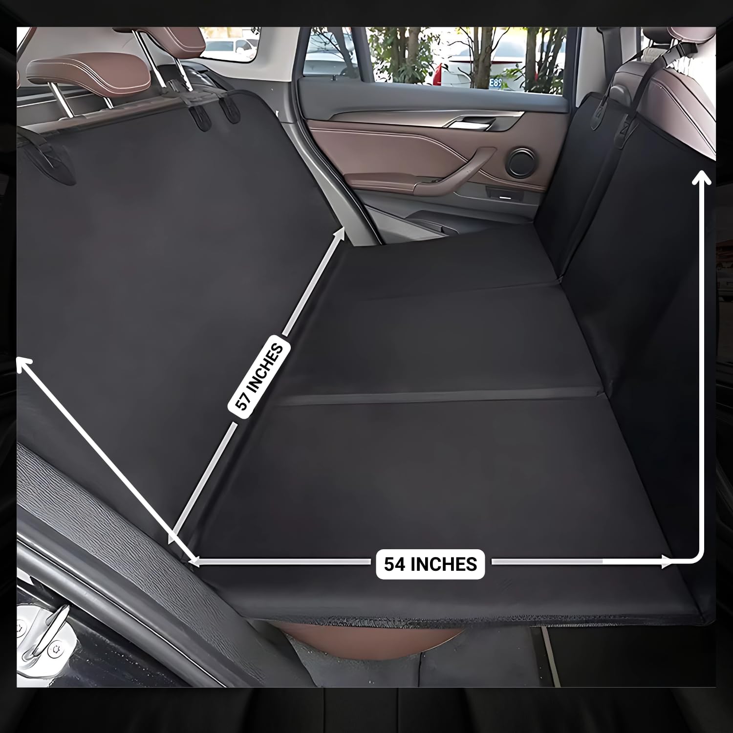 Pets Empire Waterproof Dog Car Seat Cover – Universal Fit & Easy Clean