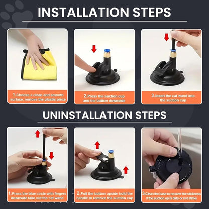 Pets Empire Suction Cup Cat Teaser Toy