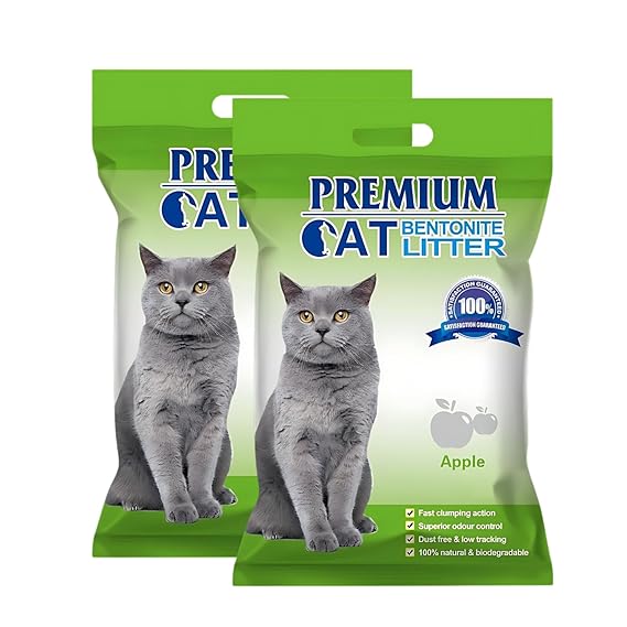 Pets Empire Premium Bentonite Cat Litter Apple Fragrance (5L/4kg)