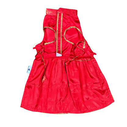Pets Empire Designer Outfit For Female Dog (Red)