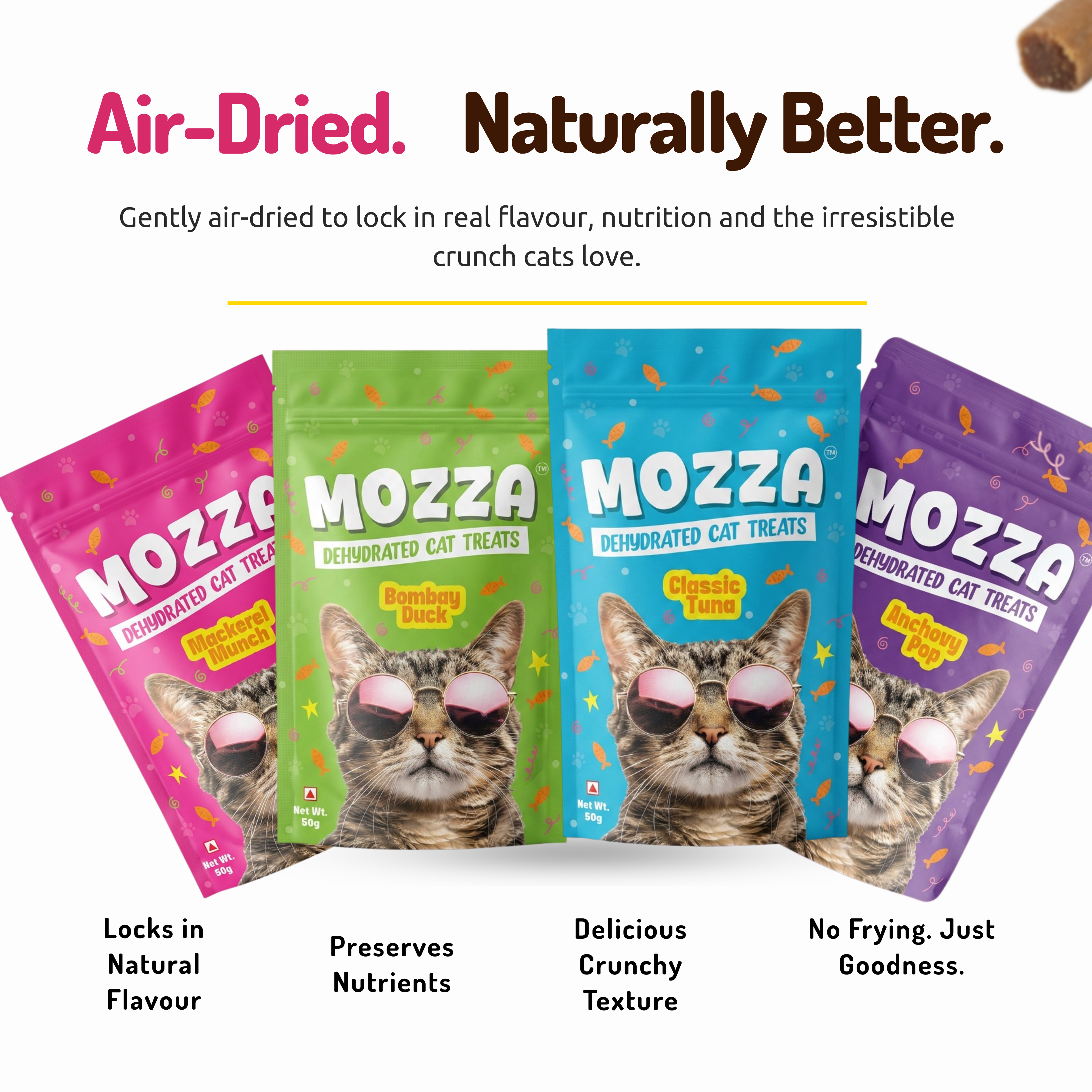 Mozza Classic Tuna Treat for cats ( 50gms)- Pack Of 2