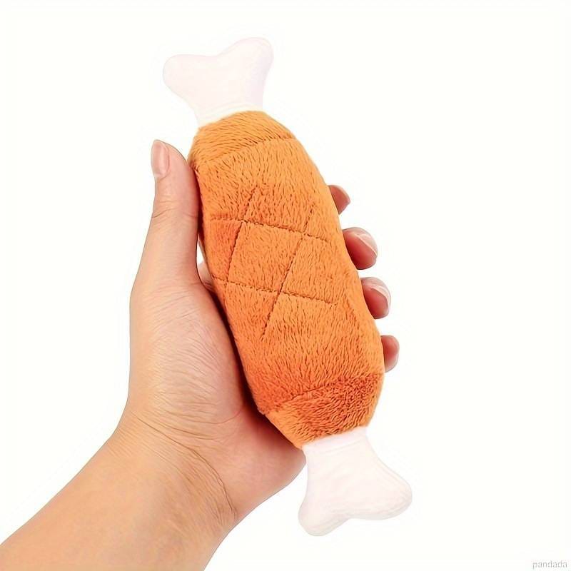 Pets Empire Squeaky Plush Toy - Chicken leg