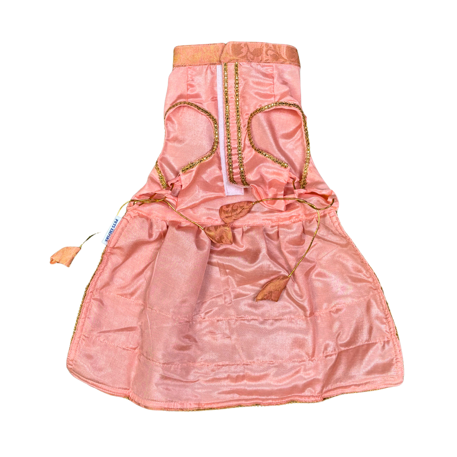 Pets Empire Lehenga Dress for Female  Dogs- Peach