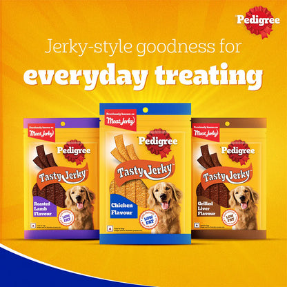 Pedigree Tasty Jerky Chicken Flavour Treat For Adult Dog - 70g