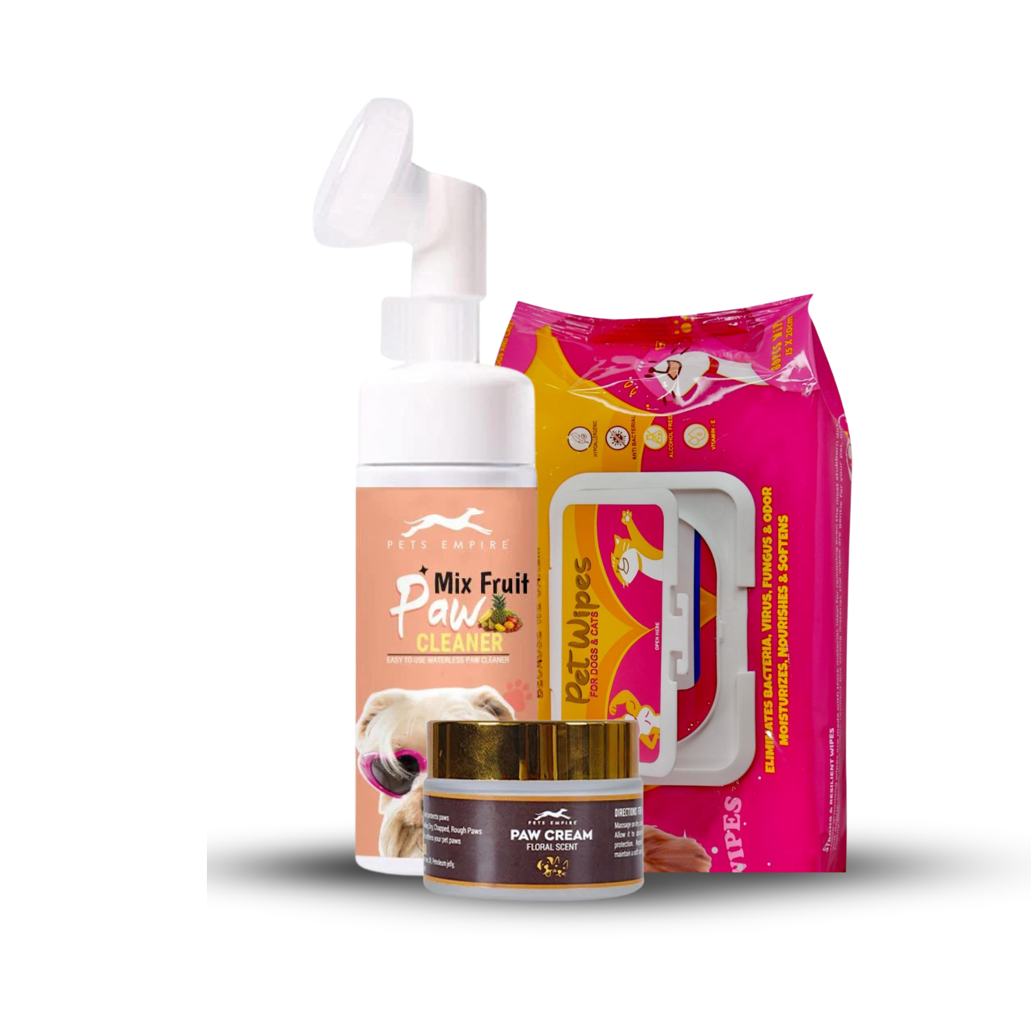 Pets Empire Paw Care Kit for Dogs - Mix Fruit Flavour