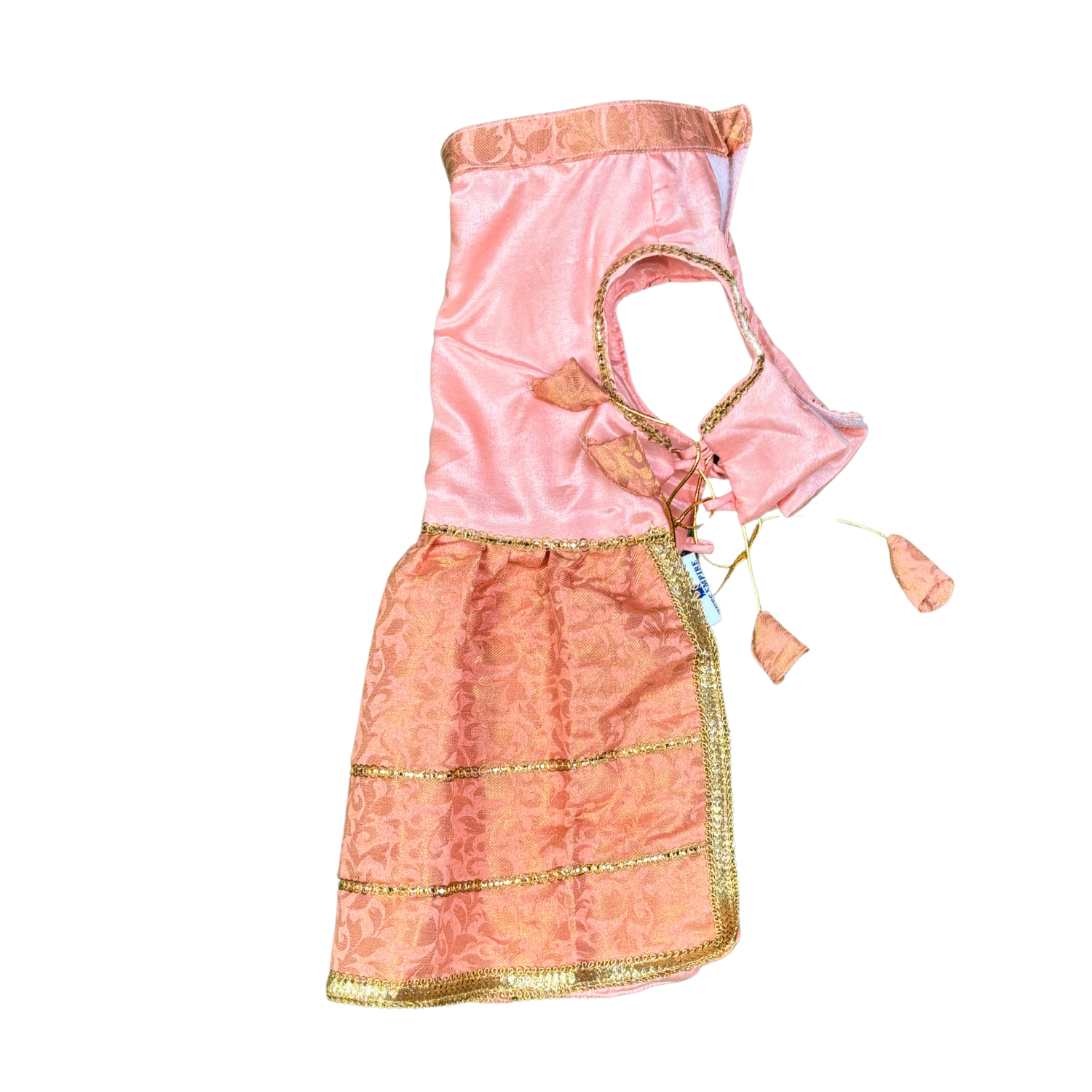 Pets Empire Lehenga Dress for Female  Dogs- Peach