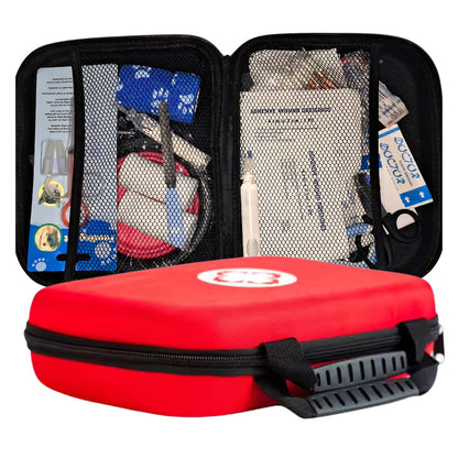 Pets Empire Pets First Aid Kit for Dogs and Cats (54 Essential Supplies in Portable Case)
