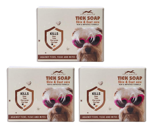Pets Empire Anti Tick Soap for Dogs- (Pack of 4)
