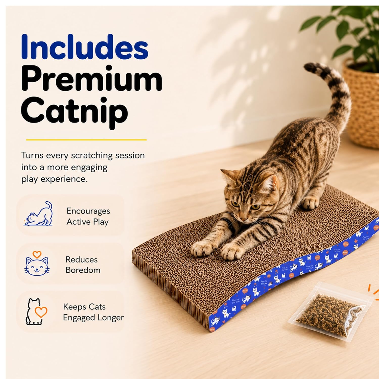 Pets Empire  Cat Scratcher Cardboard Combo